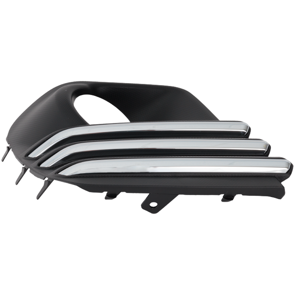 FORESTER 22-22 FRONT FOG LAMP MOLDNG LH, Textured Black, w/ Plastic Chrome Finisher