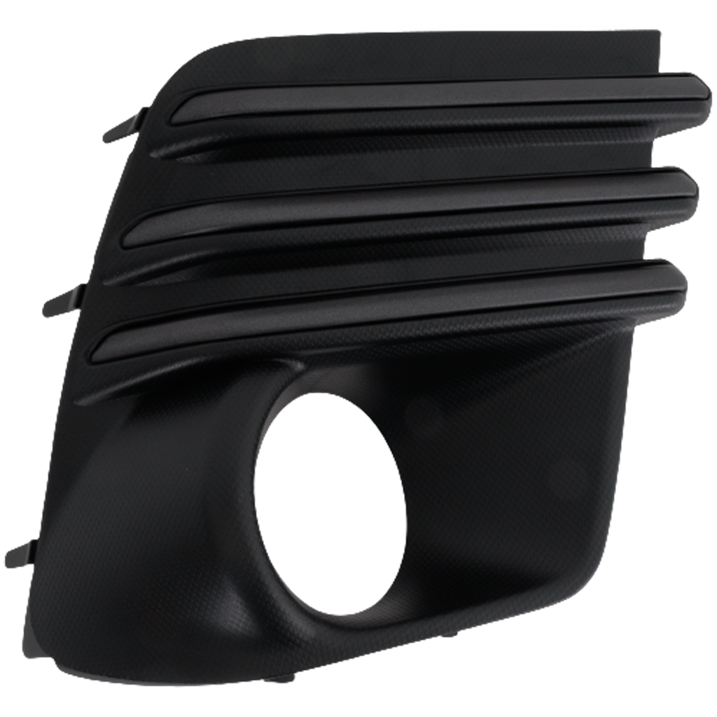 FORESTER 22-22 FRONT FOG LAMP MOLDNG RH, Textured Black, w/ Steel Chrome Finisher