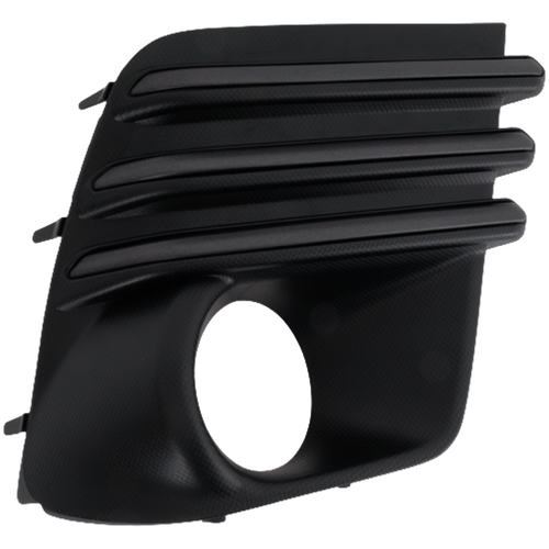 FORESTER 22-22 FRONT FOG LAMP MOLDNG RH, Textured Black, w/ Steel Chrome Finisher