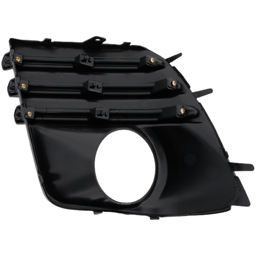 FORESTER 22-22 FRONT FOG LAMP MOLDNG RH, Textured Black, w/ Steel Chrome Finisher