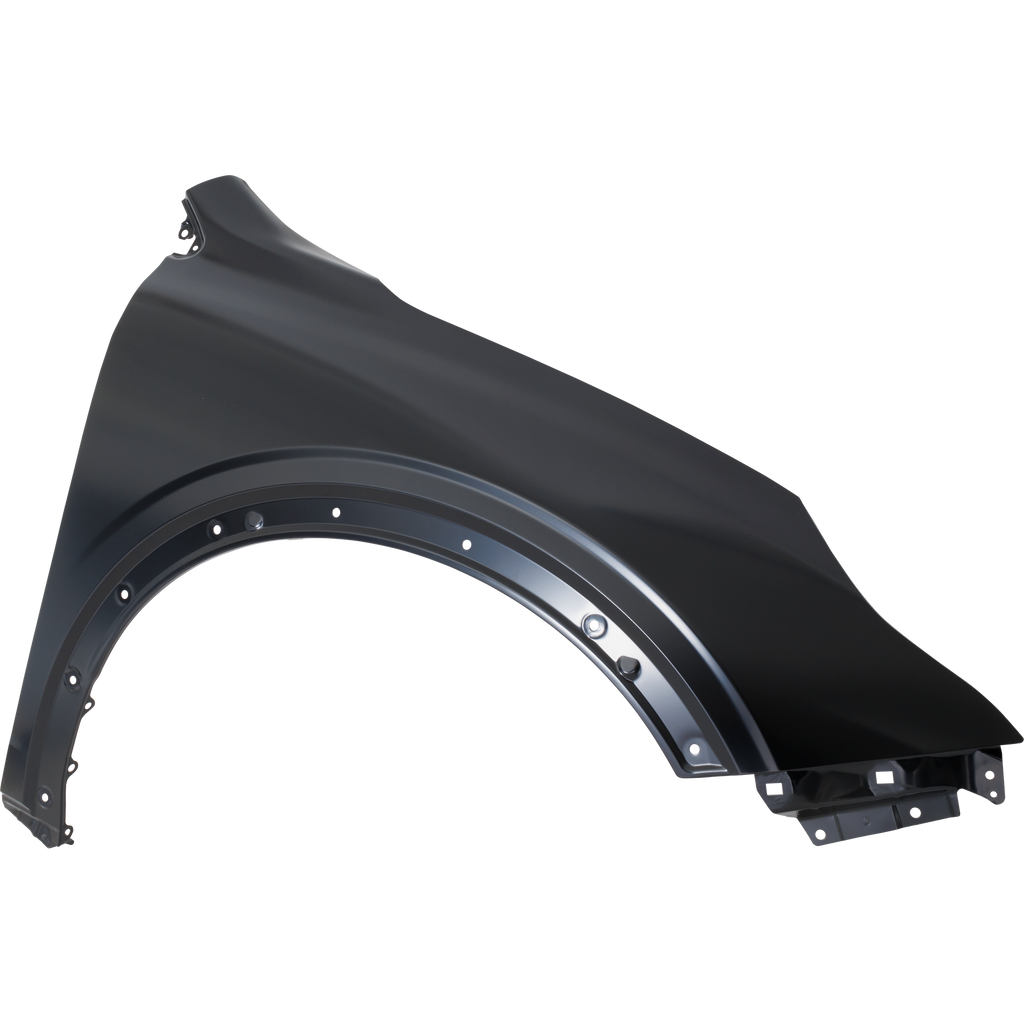 OUTBACK 20-22 FRONT FENDER RH, Black, Steel