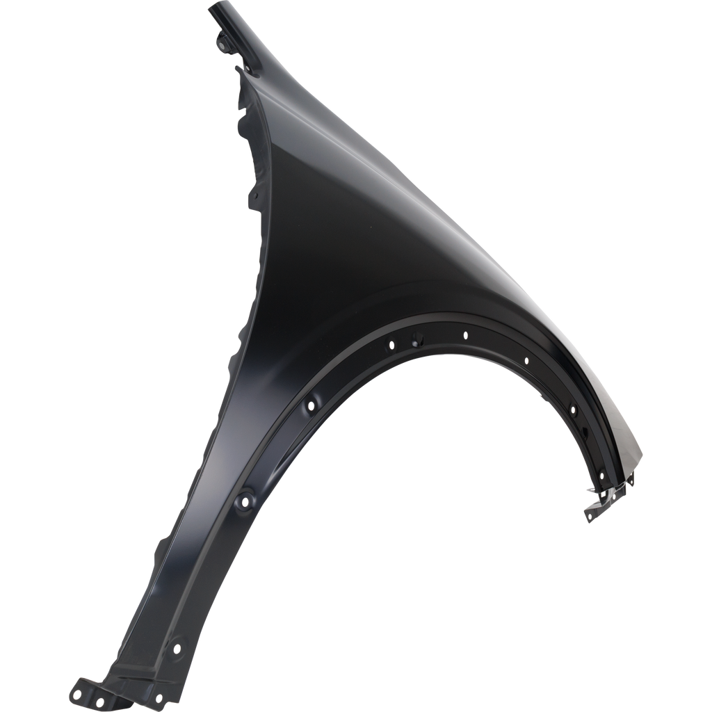 OUTBACK 20-22 FRONT FENDER RH, Black, Steel