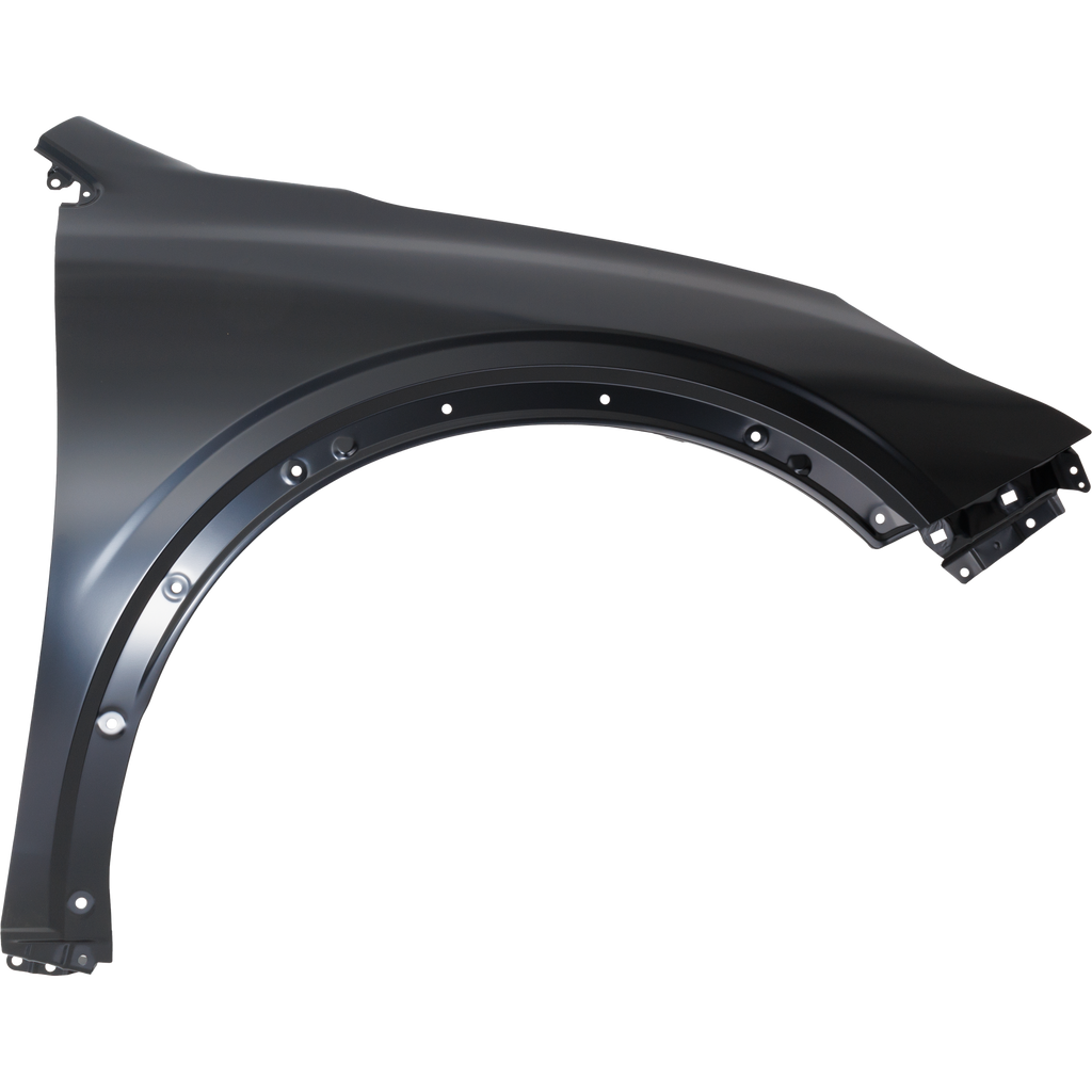 OUTBACK 20-22 FRONT FENDER RH, Black, Steel