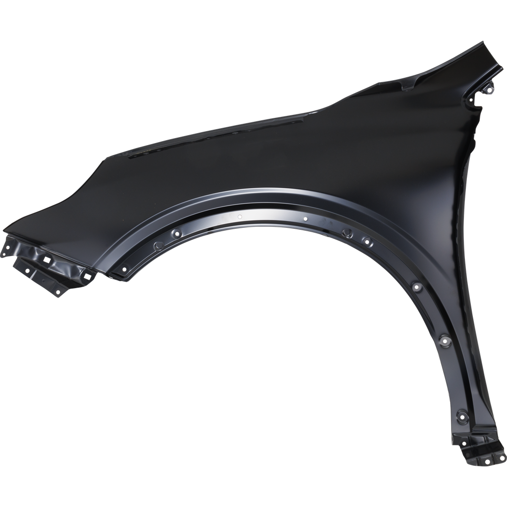 OUTBACK 20-22 FRONT FENDER RH, Black, Steel