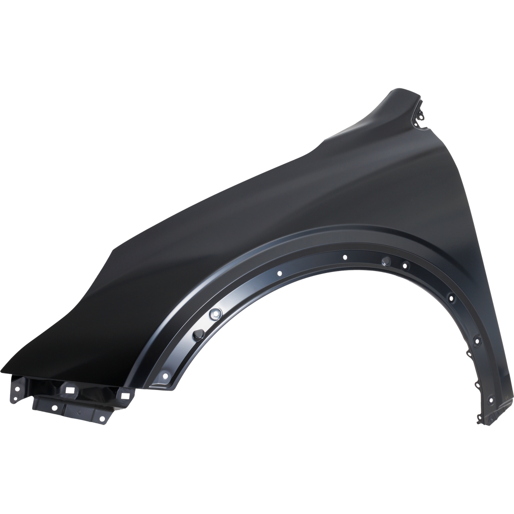 OUTBACK 20-22 FRONT FENDER LH, Black, Steel