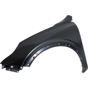 OUTBACK 20-22 FRONT FENDER LH, Black, Steel