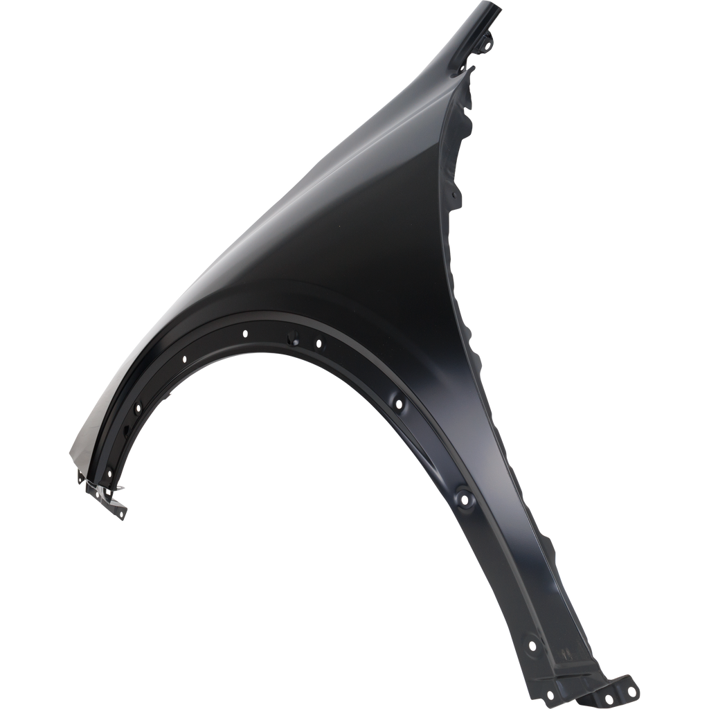 OUTBACK 20-22 FRONT FENDER LH, Black, Steel
