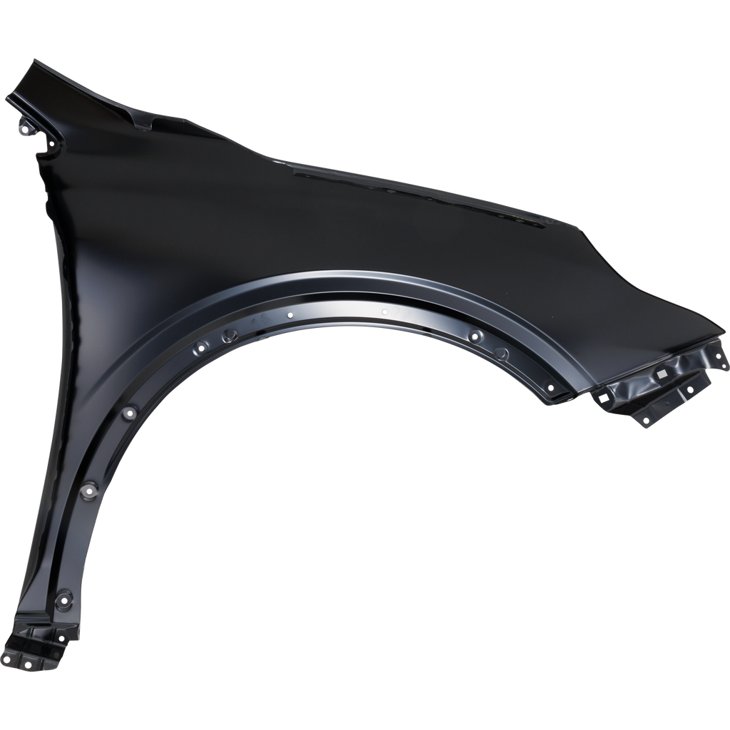 OUTBACK 20-22 FRONT FENDER LH, Black, Steel