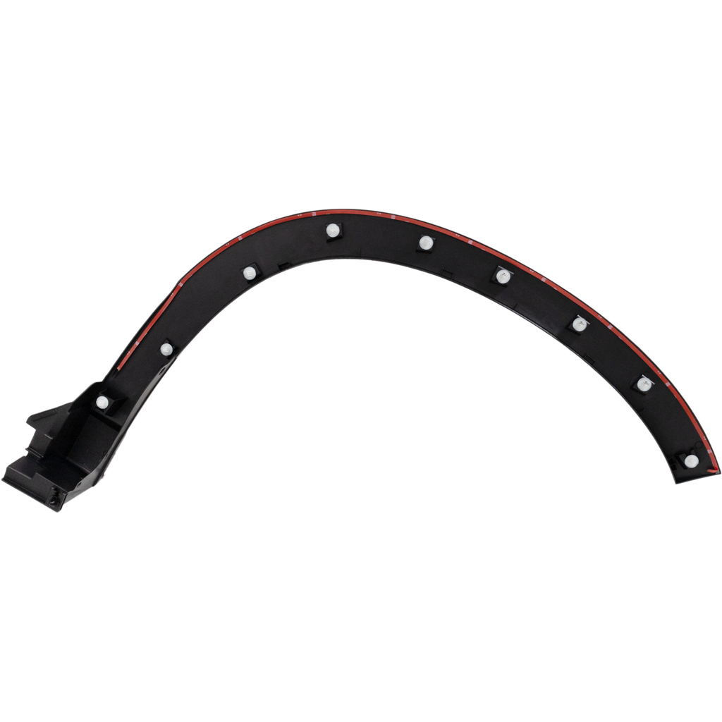 FORESTER 19-21 FRONT WHEEL OPENING MOLDING LH, Assembly, Plastic, Textured Black