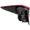 IMPREZA 17-22 TAIL LAMP RH, Outer, Lens and Housing, Halogen, Sedan - CAPA