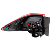 IMPREZA 17-22 TAIL LAMP RH, Outer, Lens and Housing, Halogen, Sedan - CAPA