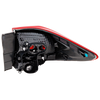 IMPREZA 17-22 TAIL LAMP LH, Outer, Lens and Housing, Halogen, Sedan - CAPA