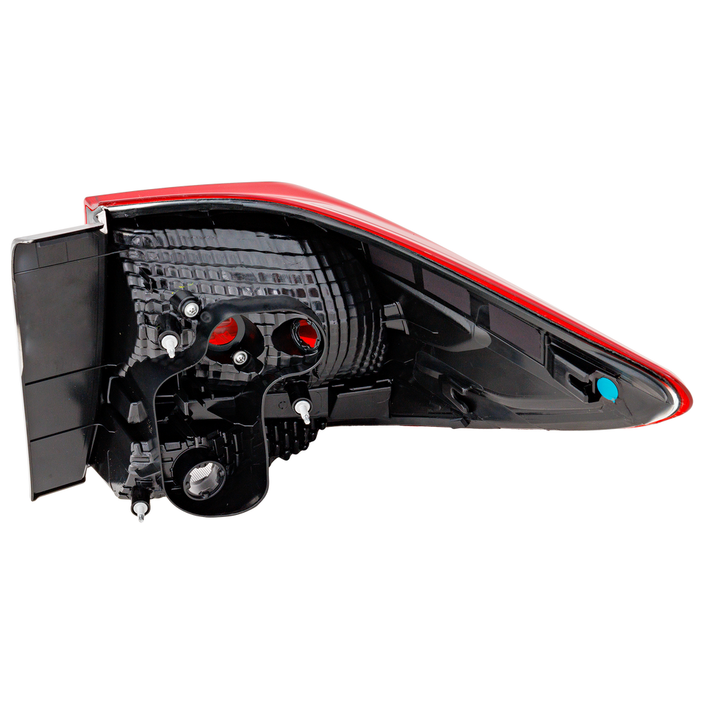 IMPREZA 17-22 TAIL LAMP LH, Outer, Lens and Housing, Halogen, Sedan - CAPA