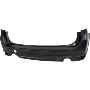 FORESTER 19-21 REAR BUMPER COVER, Partial Primed Black, Base/Convenience/Limited/Premium Models, w/o Object Sensor Holes