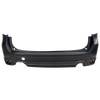 FORESTER 19-21 REAR BUMPER COVER, Partial Primed Black, Base/Convenience/Limited/Premium Models, w/o Object Sensor Holes