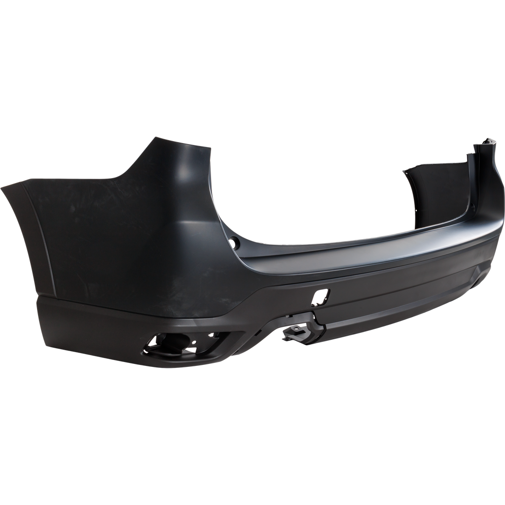 FORESTER 19-21 REAR BUMPER COVER, Partial Primed Black, Base/Convenience/Limited/Premium Models, w/o Object Sensor Holes