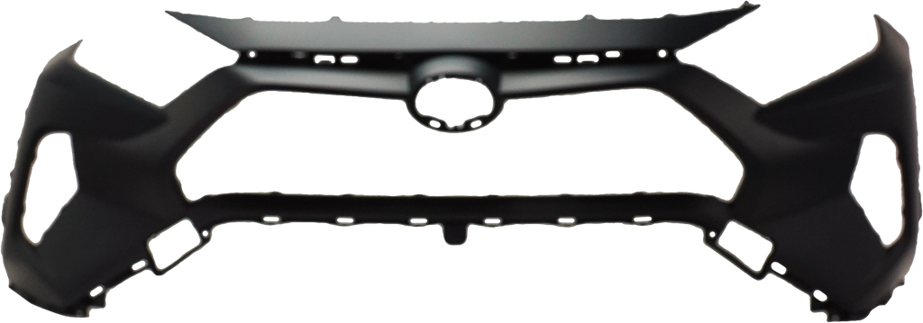 RAV4 19-21 FRONT BUMPER COVER, Primed, w/o Parking Aid Sensor Holes, Japan Built Vechicle, LE/Limited/XLE/XLE Premium/Hybrid Models