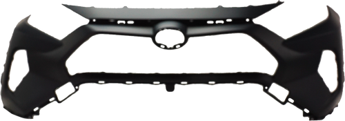 RAV4 19-21 FRONT BUMPER COVER, Primed, w/o Parking Aid Sensor Holes, Japan Built Vechicle, LE/Limited/XLE/XLE Premium/Hybrid Models