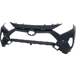 RAV4 19-21 FRONT BUMPER COVER, Primed, LE/Limited/XLE/XLE Premium/Hybrid Models, Small Holes, w/ Parking Aid Sensor Holes, Korea Built Vehicle