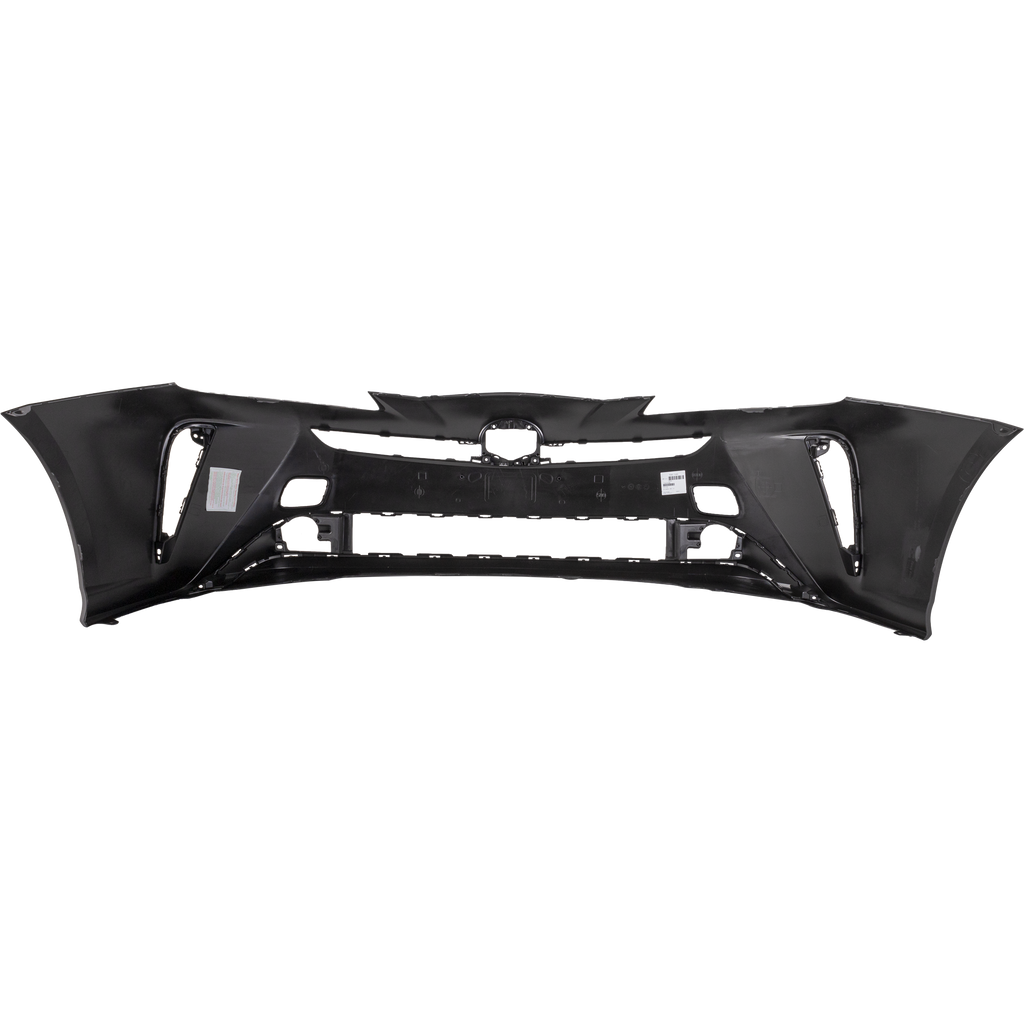 PRIUS 19-22 FRONT BUMPER COVER, Primed, w/o Parking Aid Sensor Holes, w/ Tow Hook Hole