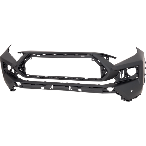 RAV4 19-23 FRONT BUMPER COVER, Primed, Adventure/Trail/TRD Off-Road Models, Japan Built Vehicle, w/ Parking Aid Sensor Holes