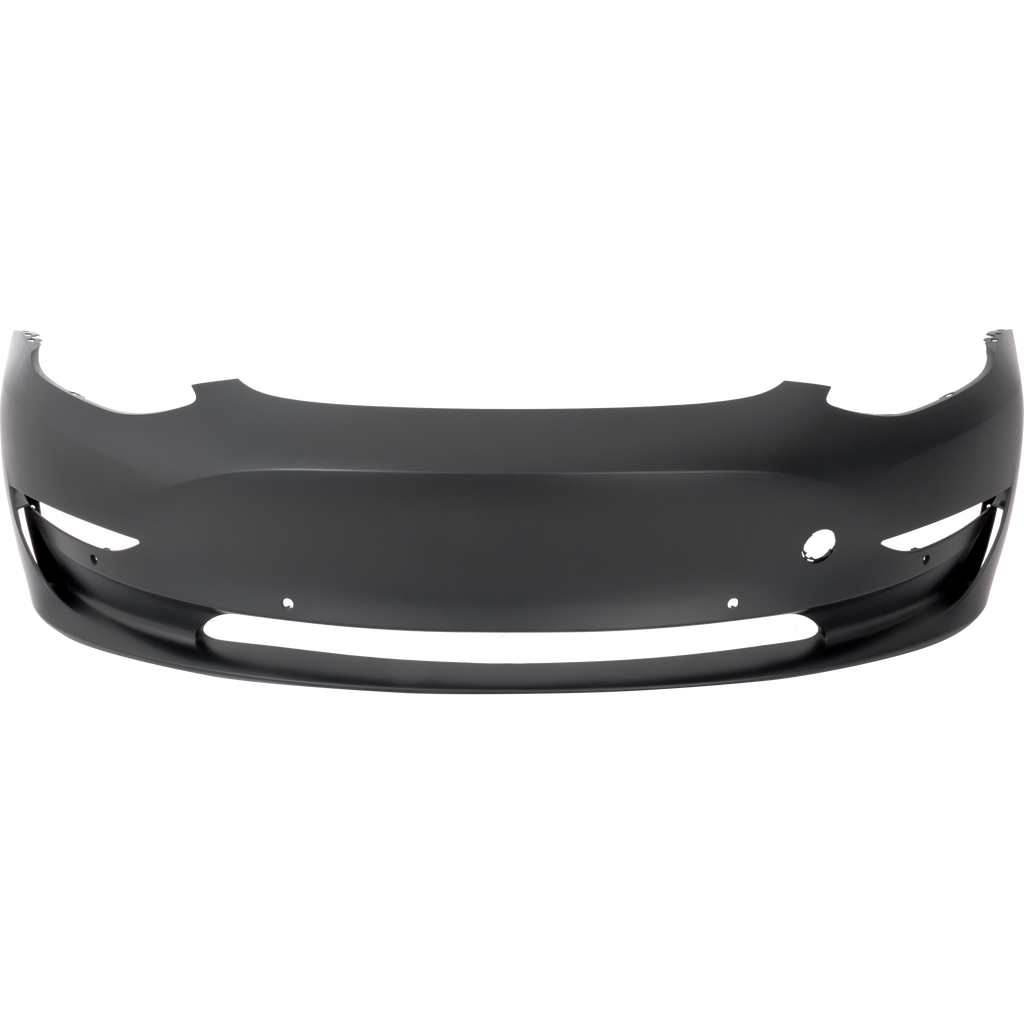 MODEL 3 17-23 FRONT BUMPER COVER, Primed, w/ Tow Hook Holes