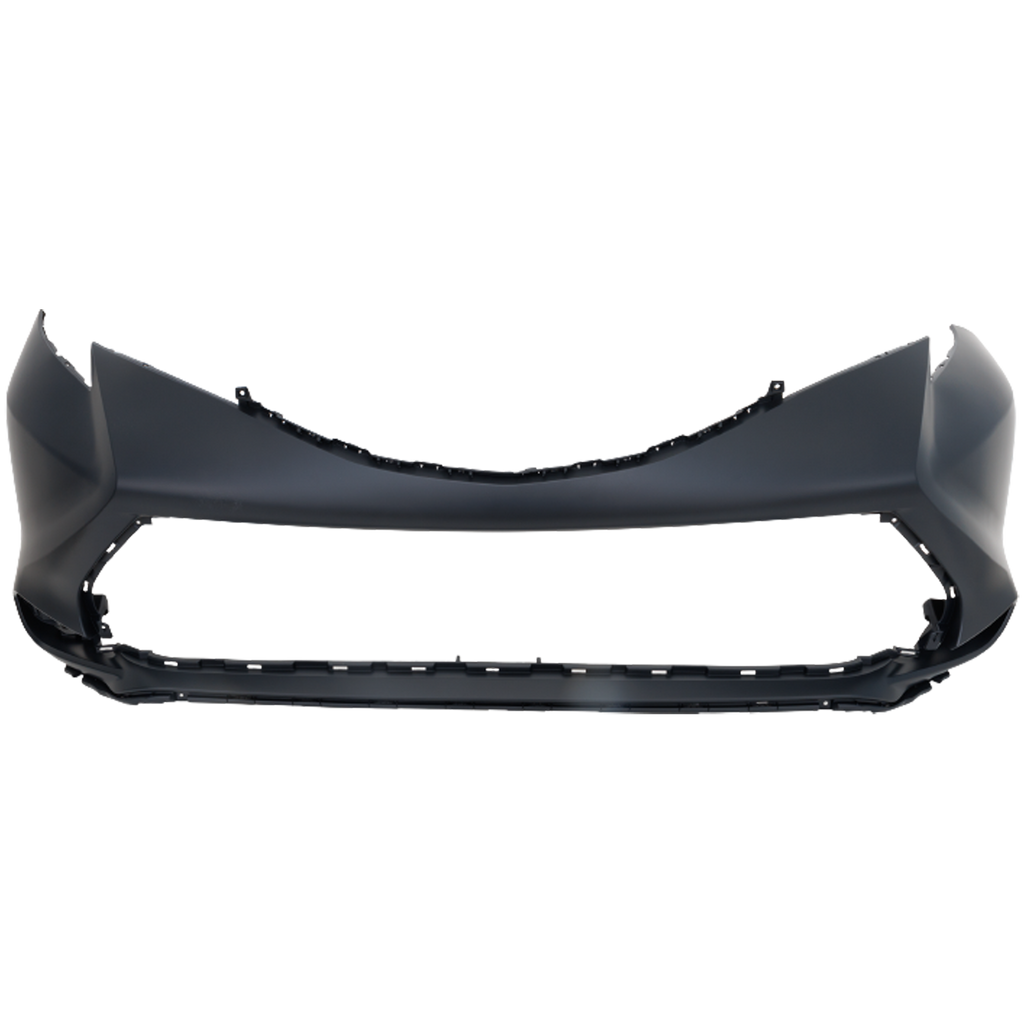 SIENNA 21-23 FRONT BUMPER COVER, Primed, LE/Limited/Platinum/Woodland Edition/XLE Models