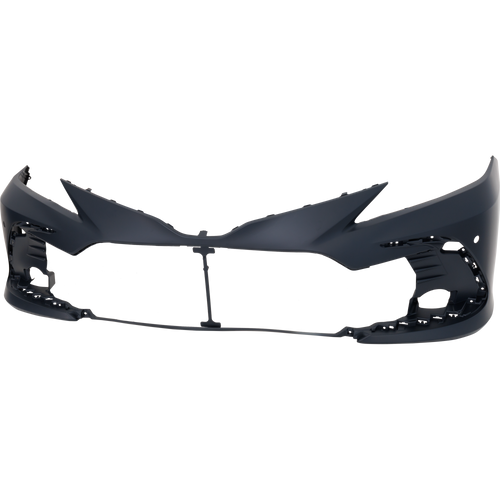CAMRY 21-22 FRONT BUMPER COVER, Primed, w/ Parking Aid Sensor Holes, XLE/Hybrid XLE Models