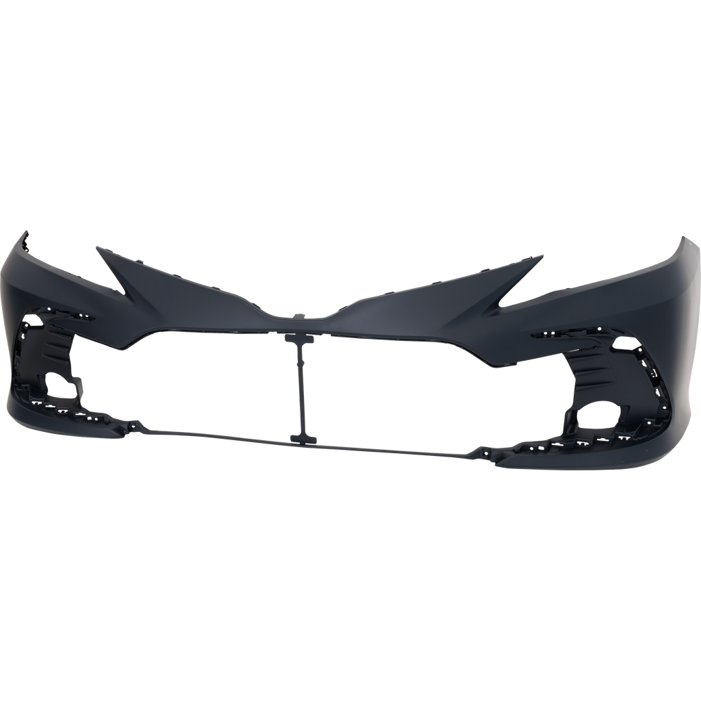 CAMRY 21-22 FRONT BUMPER COVER, Primed, LE/Hybrid LE/(XLE/Hybrid XLE, w/o Parking Aid Sensor Holes) Models