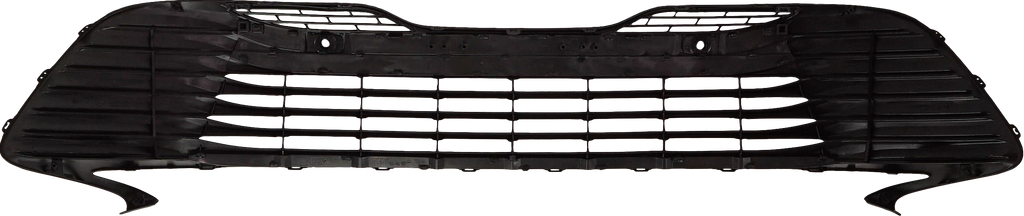CAMRY 18-20 FRONT BUMPER GRILLE, Painted Silver Gray, XLE Model, w/ Parking Aid Sensor Holes