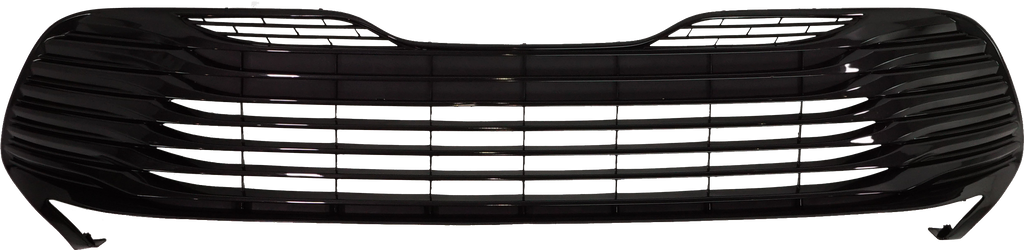 CAMRY 18-20 FRONT BUMPER GRILLE, Painted Silver Black, L/LE Models, North America Built Vehicle - CAPA