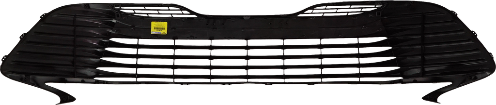 CAMRY 18-20 FRONT BUMPER GRILLE, Painted Silver Gray, Hybrid XLE Model, w/o Parking Aid Sensor Holes - CAPA