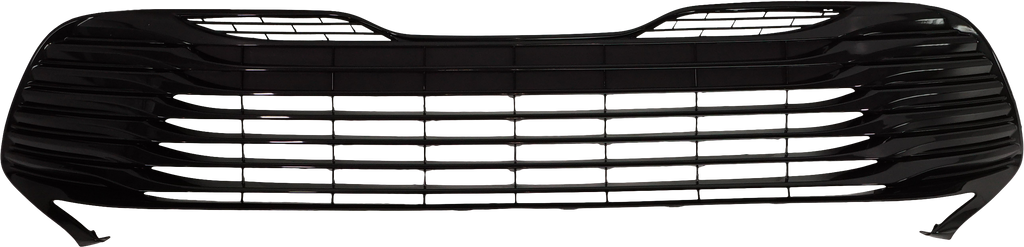 CAMRY 18-20 FRONT BUMPER GRILLE, Painted Silver Black, Hybrid LE Model - CAPA