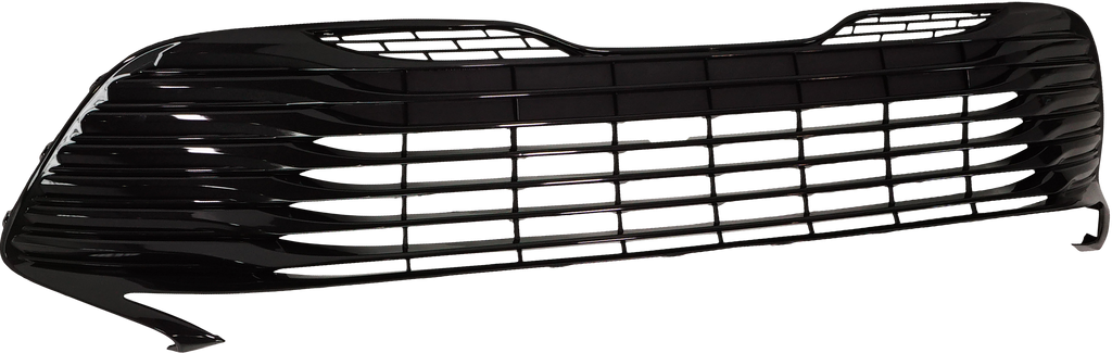 CAMRY 18-20 FRONT BUMPER GRILLE, Painted Silver Black, Hybrid LE Model - CAPA