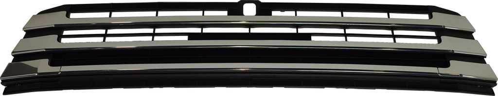 HIGHLANDER 17-19 FRONT BUMPER GRILLE, Textured Blak, w/ Satin Molding, w/ Arround View Monitor