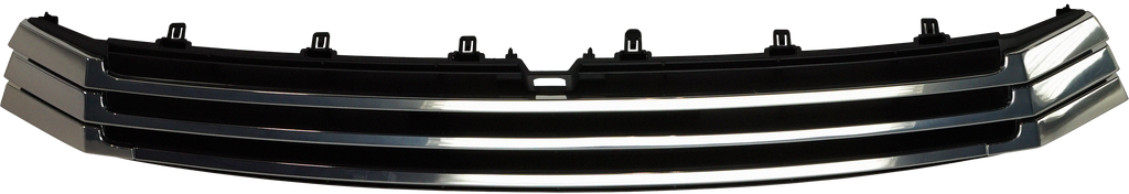 HIGHLANDER 17-19 FRONT BUMPER GRILLE, Textured Blak, w/ Satin Molding, w/ Arround View Monitor