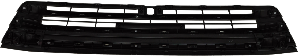 HIGHLANDER 17-19 FRONT BUMPER GRILLE, Textured Blak, w/ Satin Molding, w/ Arround View Monitor