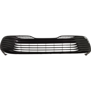 CAMRY 18-20 FRONT BUMPER GRILLE, Painted Gray, XLE Model, w/o Parking Aid Sensor Holes