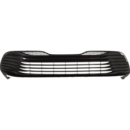 CAMRY 18-20 FRONT BUMPER GRILLE, Painted Gray, XLE Model, w/o Parking Aid Sensor Holes