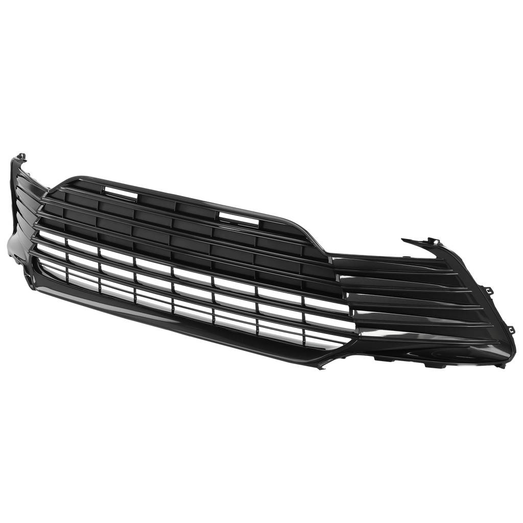 CAMRY 21-22 FRONT BUMPER GRILLE, Gloss Dark Gray, LE/XLE Models, w/o Camera Hole - CAPA