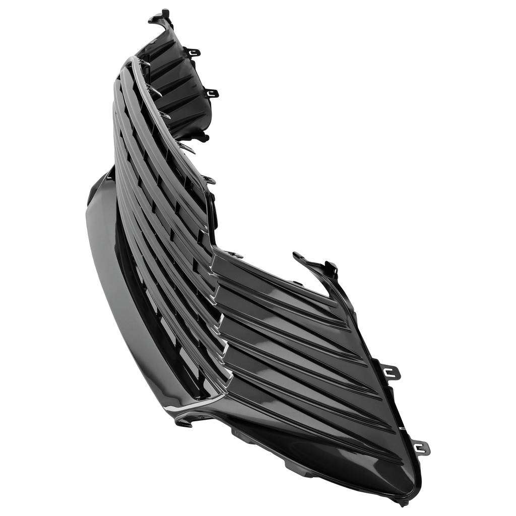 CAMRY 21-22 FRONT BUMPER GRILLE, Gloss Dark Gray, LE/XLE Models, w/o Camera Hole - CAPA