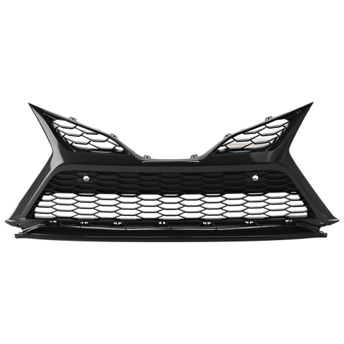 CAMRY 21-22 FRONT BUMPER GRILLE, Painted Silver Gray, w/o TRD Package, w/ Parking Sensors, XSE Model - CAPA