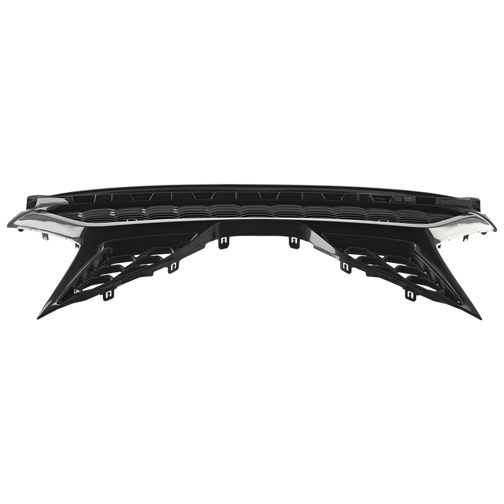 CAMRY 21-22 FRONT BUMPER GRILLE, Painted Silver Gray, w/o TRD Package, w/ Parking Sensors, XSE Model - CAPA