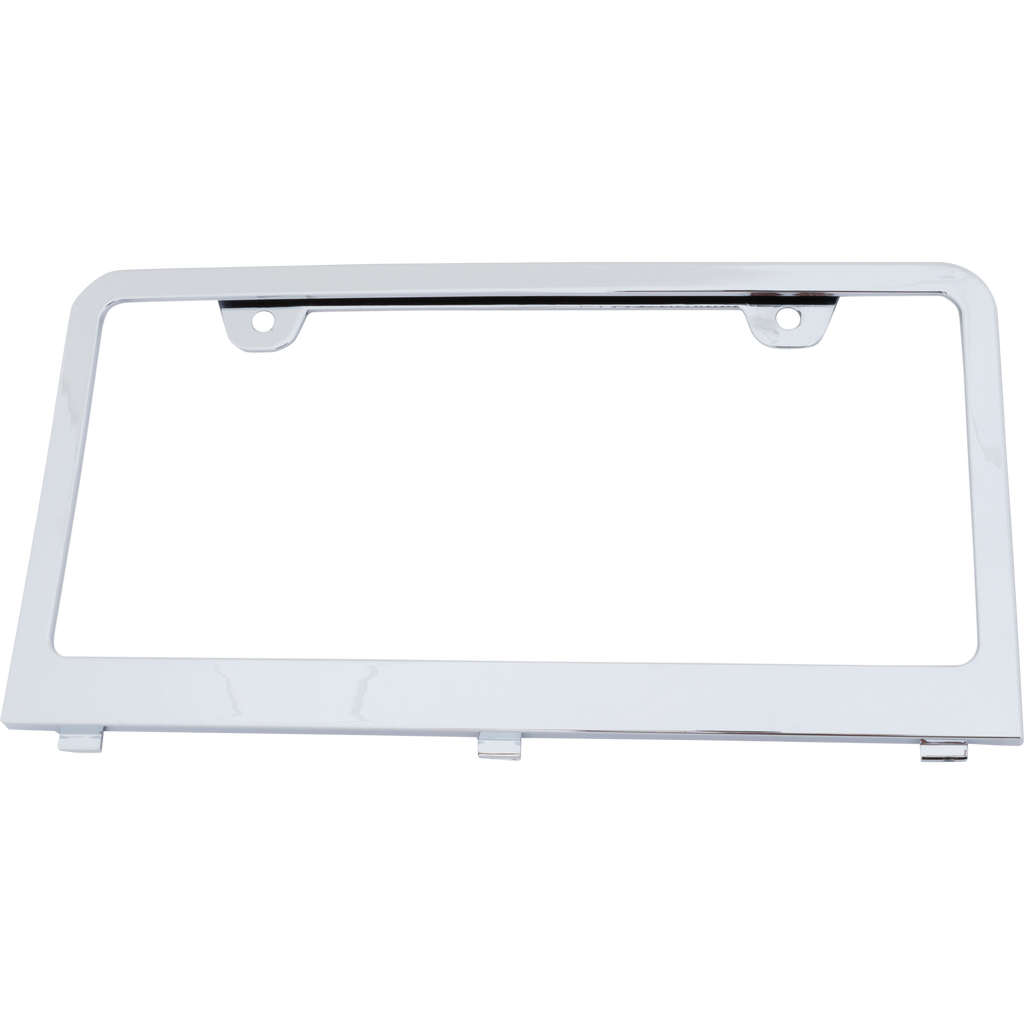 MODEL S 16-20 FRONT LICENSE PLATE BRACKET, Frame, Black, From 4-16