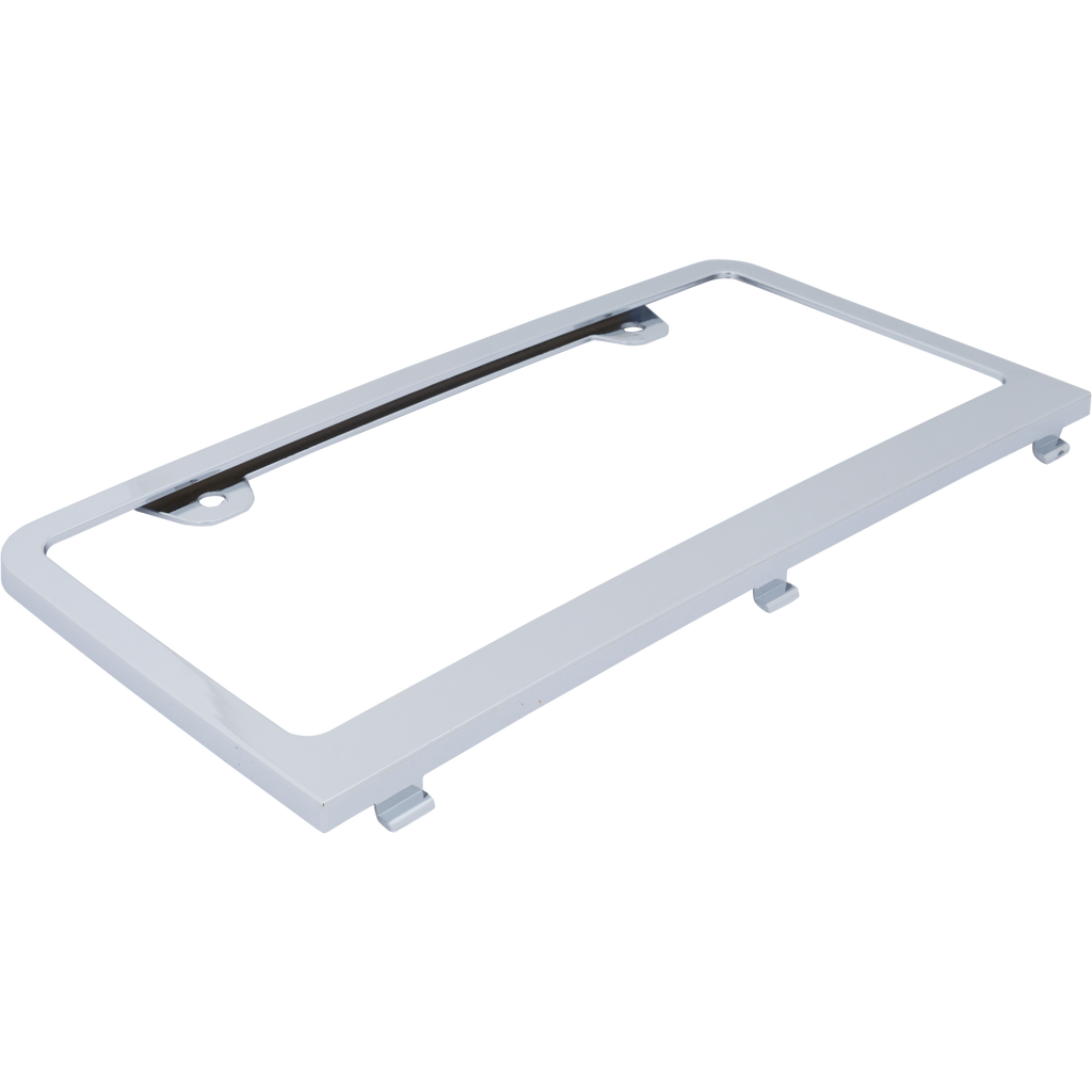 MODEL S 16-20 FRONT LICENSE PLATE BRACKET, Frame, Black, From 4-16