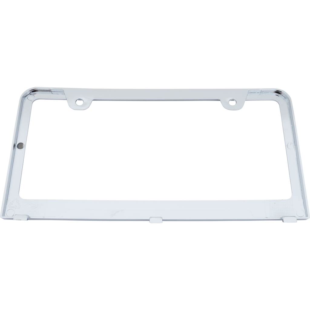 MODEL S 16-20 FRONT LICENSE PLATE BRACKET, Frame, Black, From 4-16