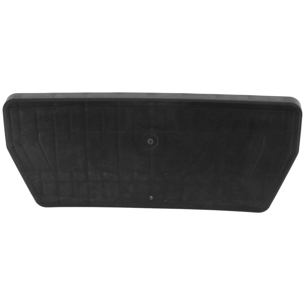 MODEL S 16-20 FRONT LICENSE PLATE BRACKET, Base, Black, From 4-16