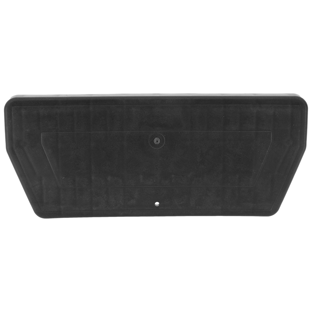 MODEL S 16-20 FRONT LICENSE PLATE BRACKET, Base, Black, From 4-16