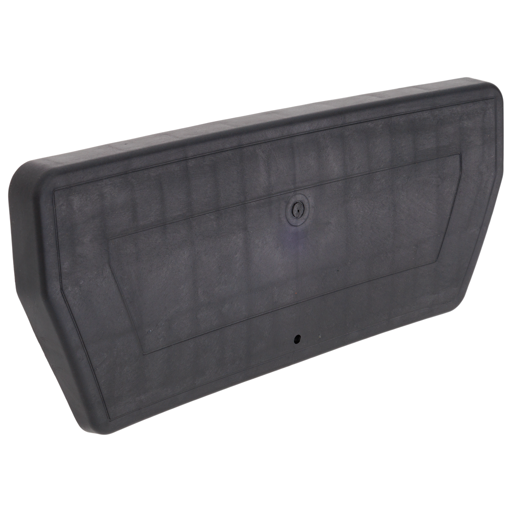 MODEL S 16-20 FRONT LICENSE PLATE BRACKET, Base, Black, From 4-16