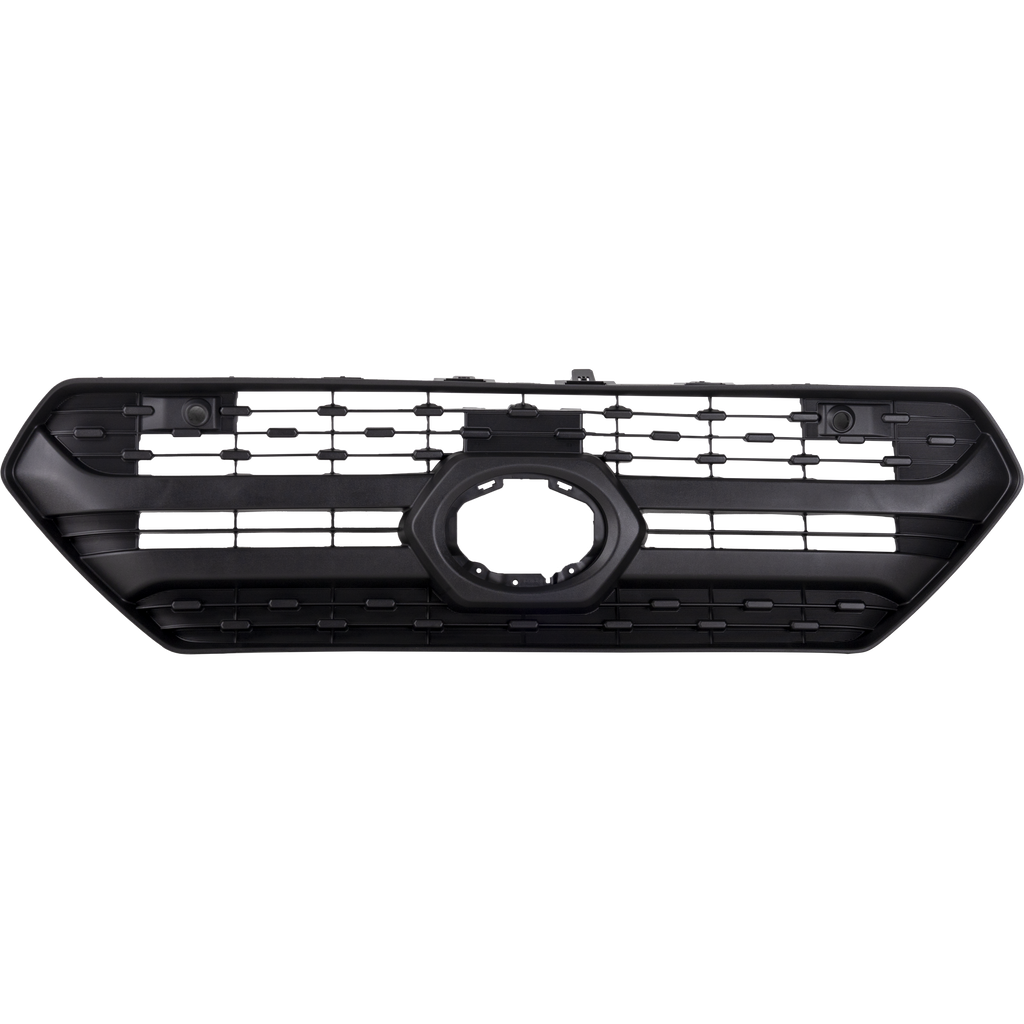 RAV4 19-23 GRILLE, Textured Black, w/o Front View Camera Hole, w/ Parking Aid Sensor Holes, Adventure/Trail/TRD OFF-Road Models